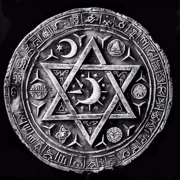 Modern seal depicting planetary time